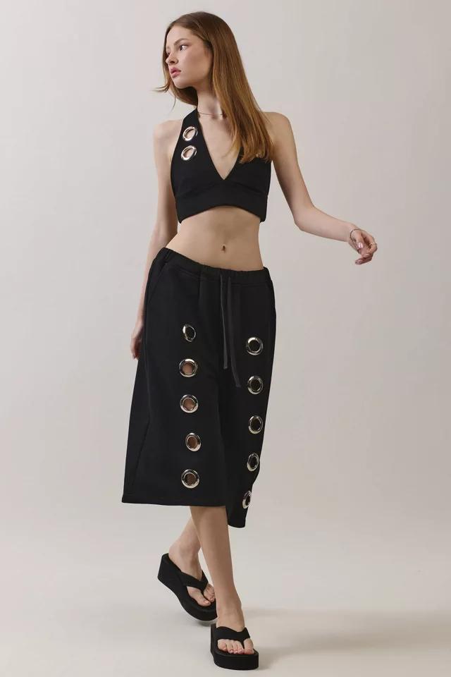 Personal Code Xena Grommet Sweat Jorts by PERSONAL CODE
