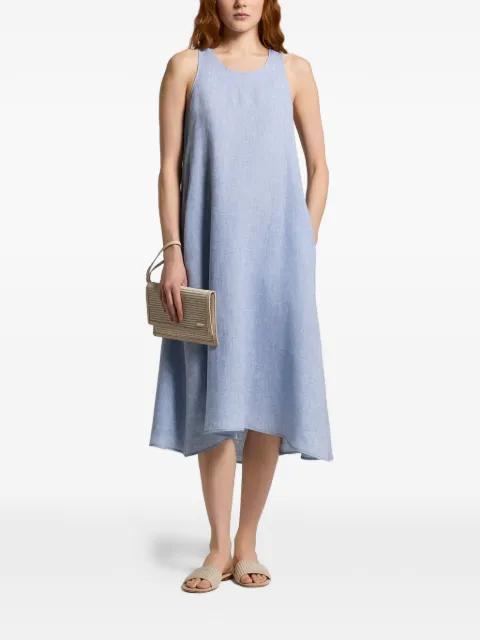 A-line sleeveless midi dress by PESERICO