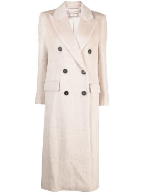 Abric double-breasted coat by PESERICO