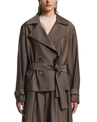 Belted Trench Coat by PESERICO