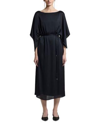 Boat Neck Midi Dress by PESERICO