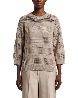 Cotton Blend Sweater by PESERICO