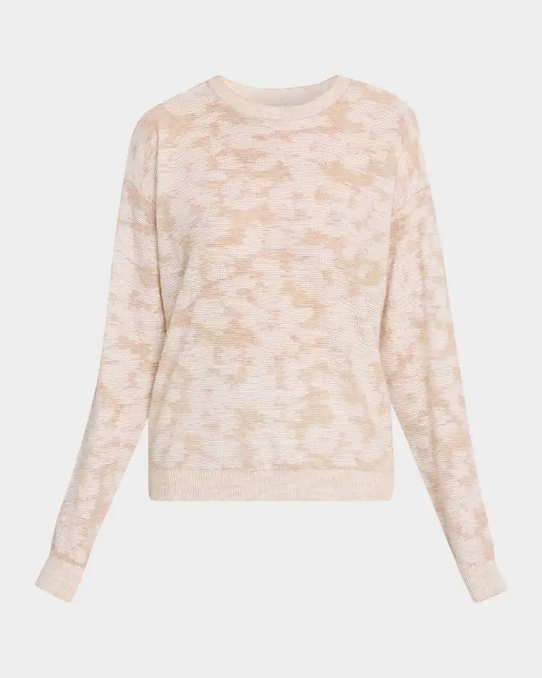 Crewneck Sequin-Embellished Knit Sweater by PESERICO