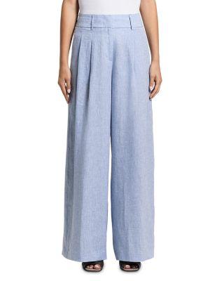 Double Dart Palazzo Trousers by PESERICO