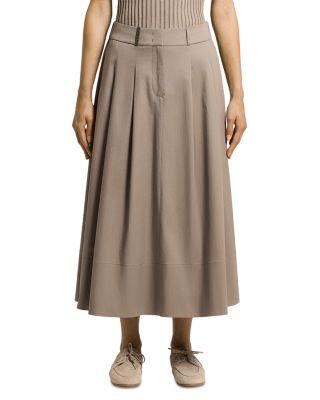Flared Midi Skirt by PESERICO