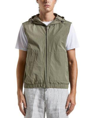 Hooded Double Slider Vest by PESERICO