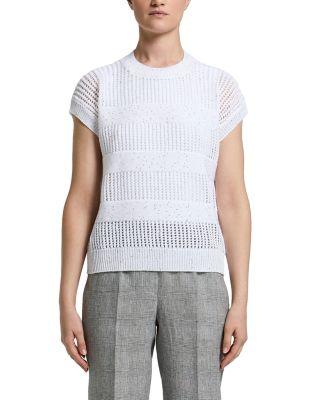 Knit Stripe Sweater Vest by PESERICO