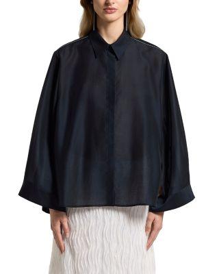 Leaf Collar Shirt by PESERICO
