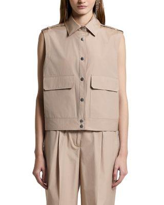 Leaf Collar Vest by PESERICO