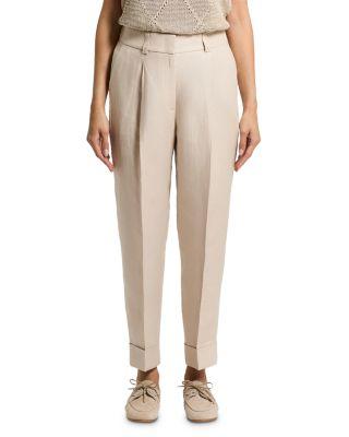 Linen Slim Pants by PESERICO