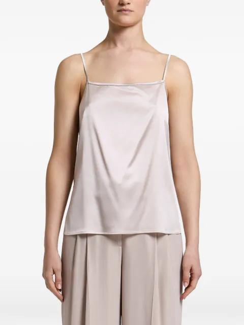Monili-trim camisole top by PESERICO
