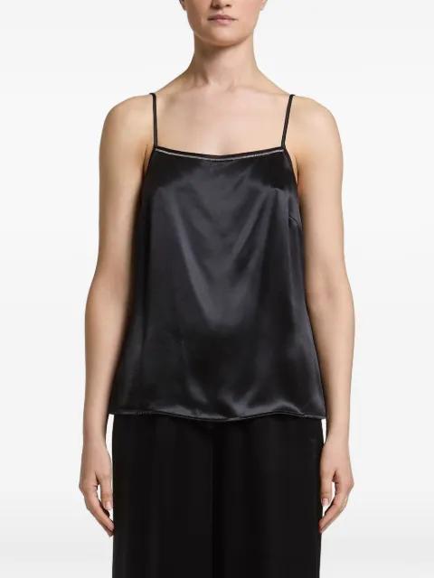 Monili-trim camisole top by PESERICO