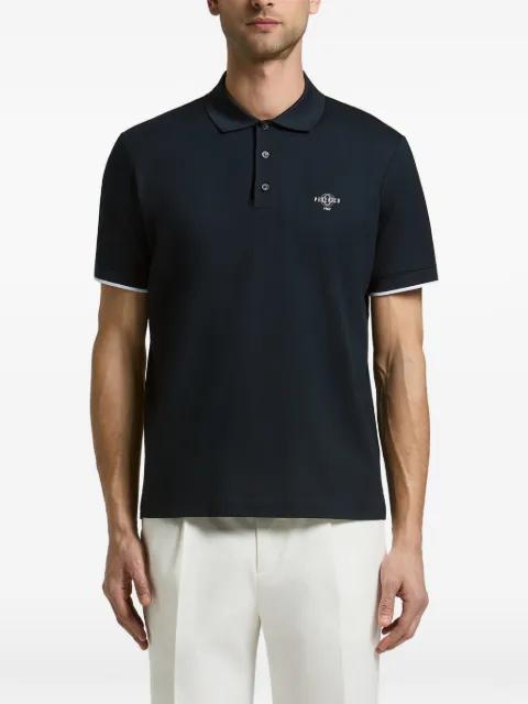 Piquet logo-print polo shirt by PESERICO