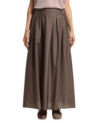 Pleated Maxi Skirt by PESERICO