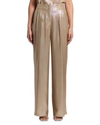 Pleated Palazzo Trousers by PESERICO
