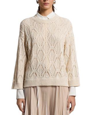 Pointelle Sweater by PESERICO