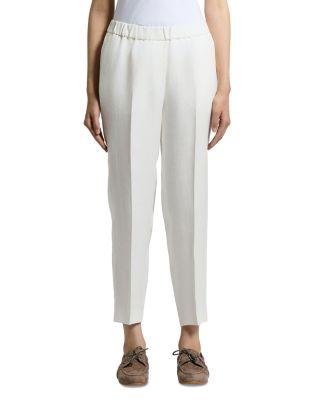 Pull On Linen & Wool Pants by PESERICO