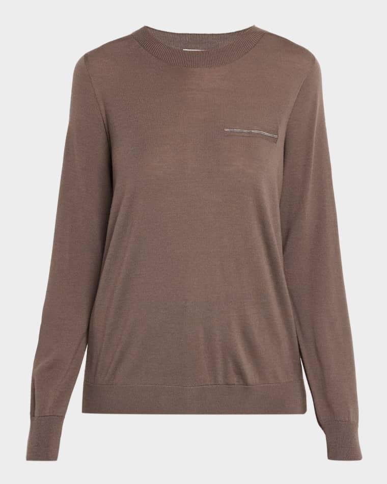 Punto Luce Wool Knit Sweater by PESERICO