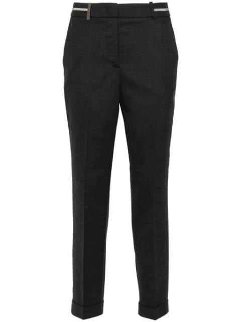 Punto Luce-trim trousers by PESERICO