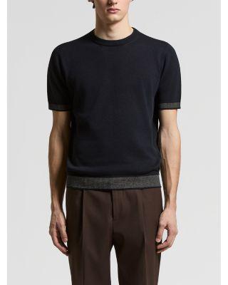 Regular Fit Lightweight Sweater T-Shirt by PESERICO
