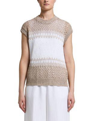 Sequin Sweater Vest by PESERICO