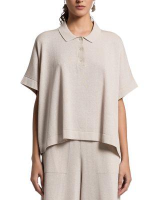 Short Sleeve Polo Sweater by PESERICO
