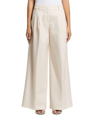 Single Dart Palazzo Trousers by PESERICO