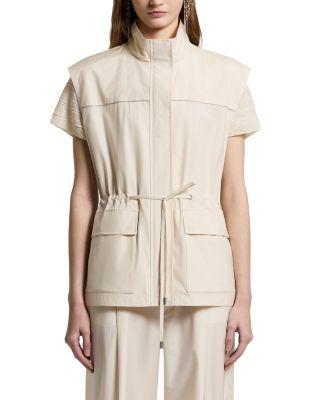 Sleeveless Safari Jacket by PESERICO