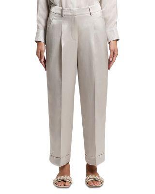 Straight Leg Trousers by PESERICO