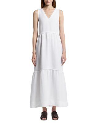 V Neck Maxi Dress by PESERICO