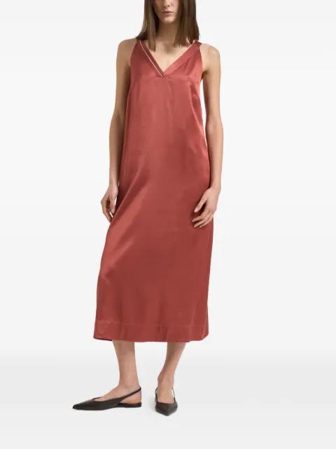 V-neck midi dress by PESERICO