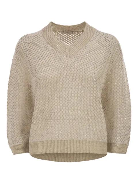V-neck sweater by PESERICO