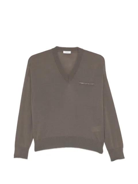V-neck sweater by PESERICO