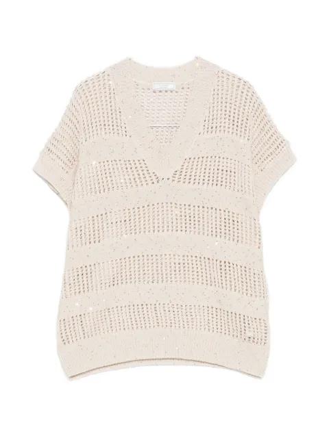 V-neck sweater by PESERICO