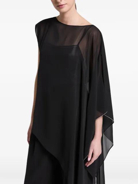 asymmetric-hem top by PESERICO