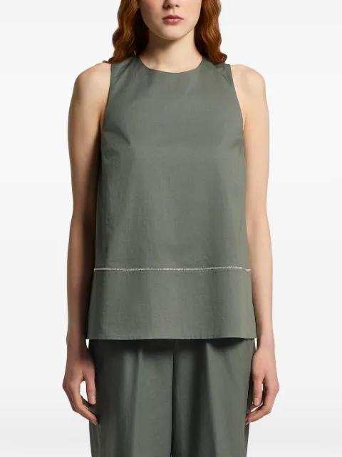 bead-detail blouse by PESERICO