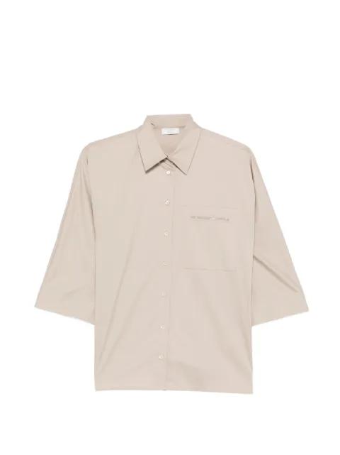 bead-embellished shirt by PESERICO