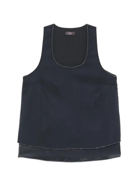 bead-trim blouse by PESERICO