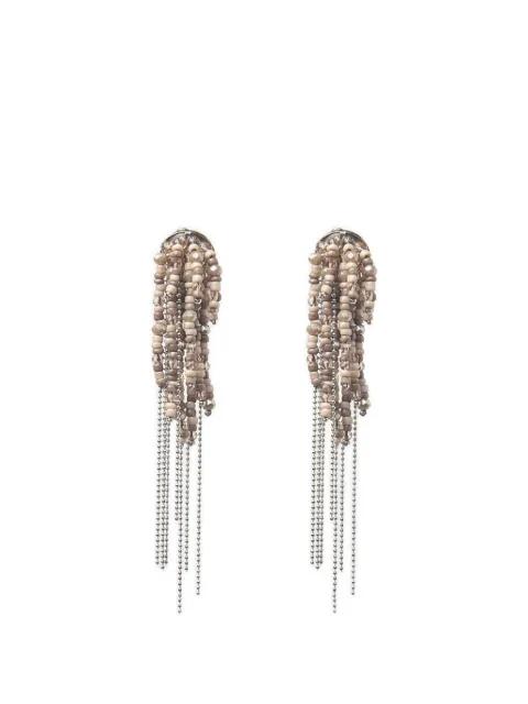 beaded drop earrings by PESERICO