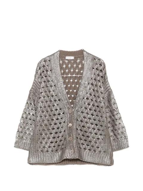 button crochet cardigan by PESERICO