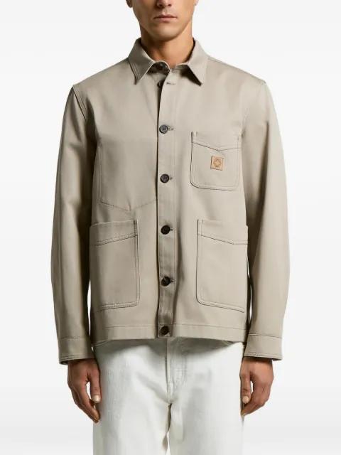 button patch jacket by PESERICO