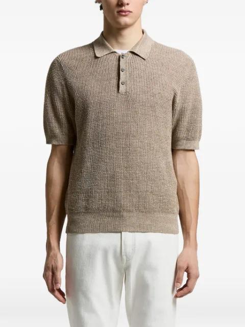 buttoned polo by PESERICO