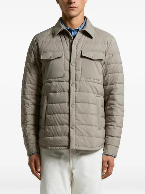 buttoned quilted jacket by PESERICO