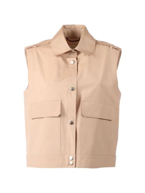 buttoned vest by PESERICO
