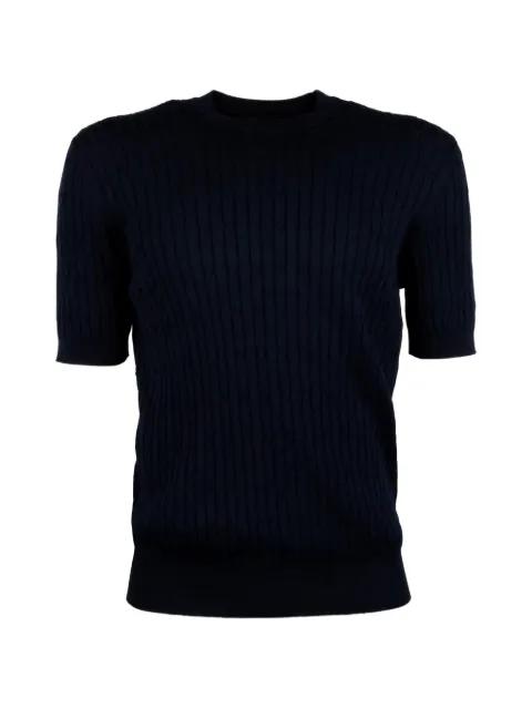 cable-knit T-shirt by PESERICO