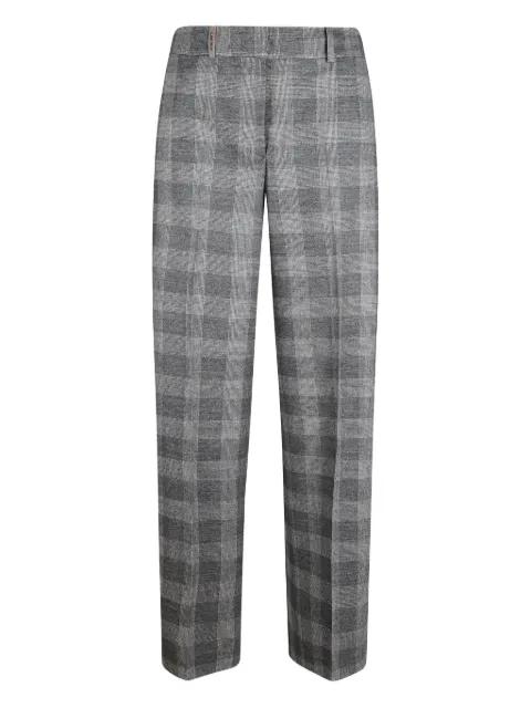 checkedl trousers by PESERICO