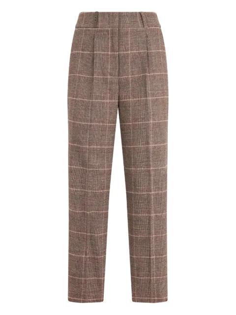 checkered trousers by PESERICO