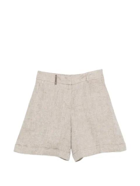 concealed-fastening shorts by PESERICO