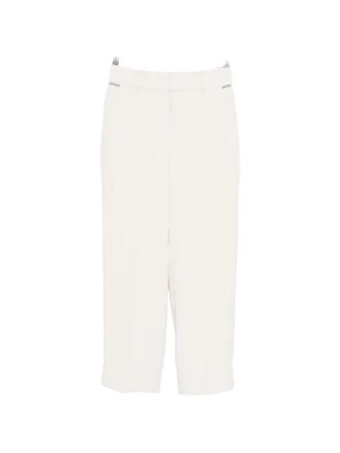 concealed fastening tailored trousers by PESERICO