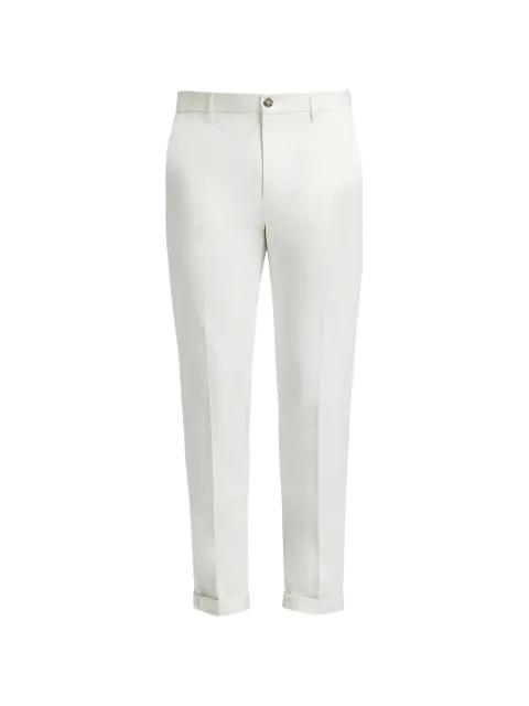 cotton-gabardine chino trousers by PESERICO